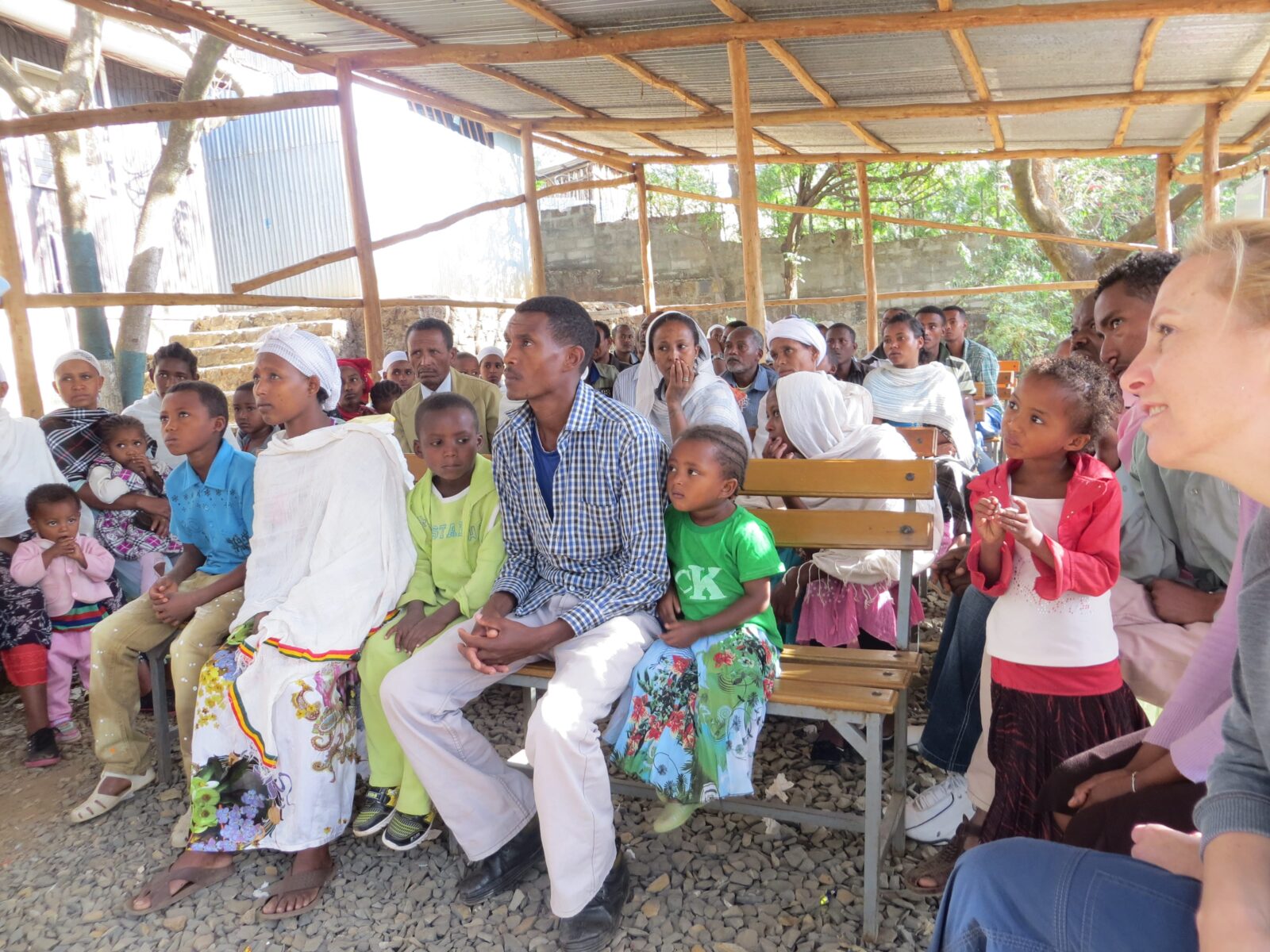 Ethiopians at Village Meeting