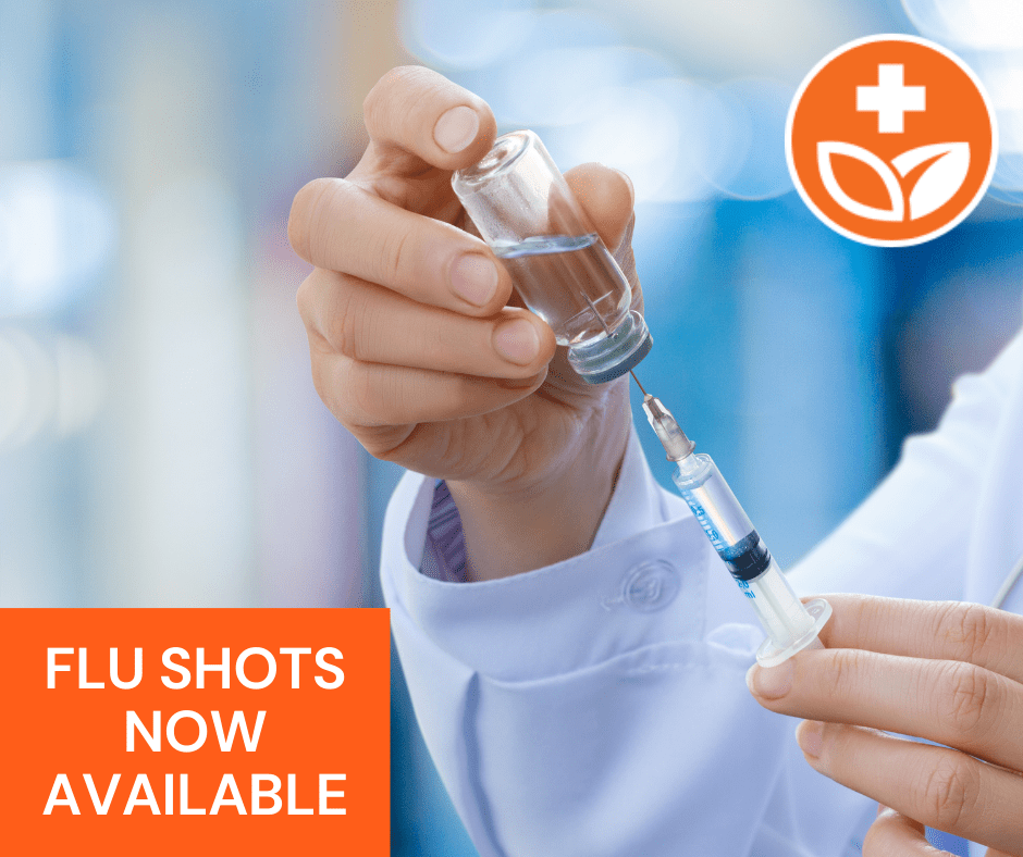 Flu shots now available